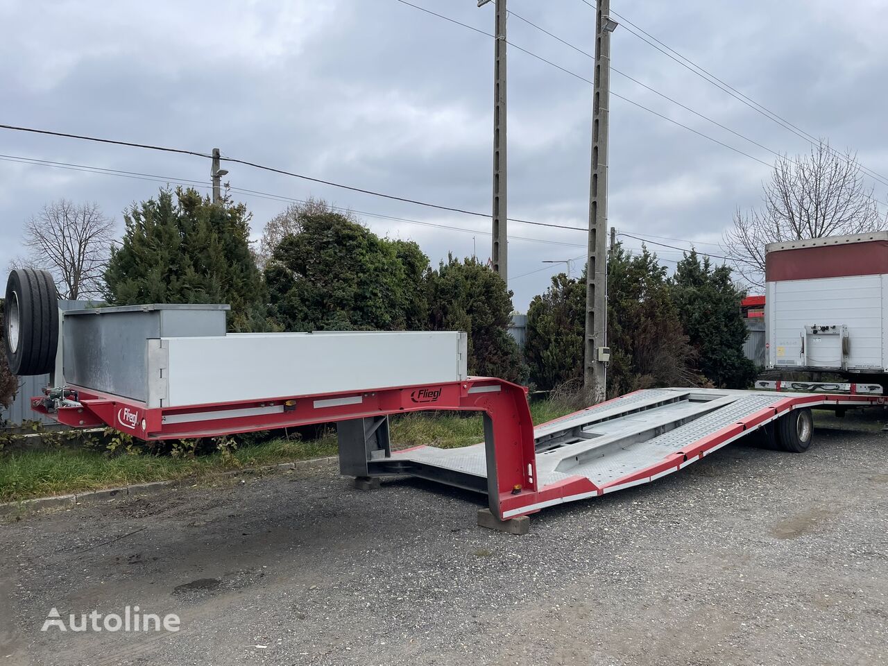 Fliegl 2019 SES 210 low bed semi-trailer