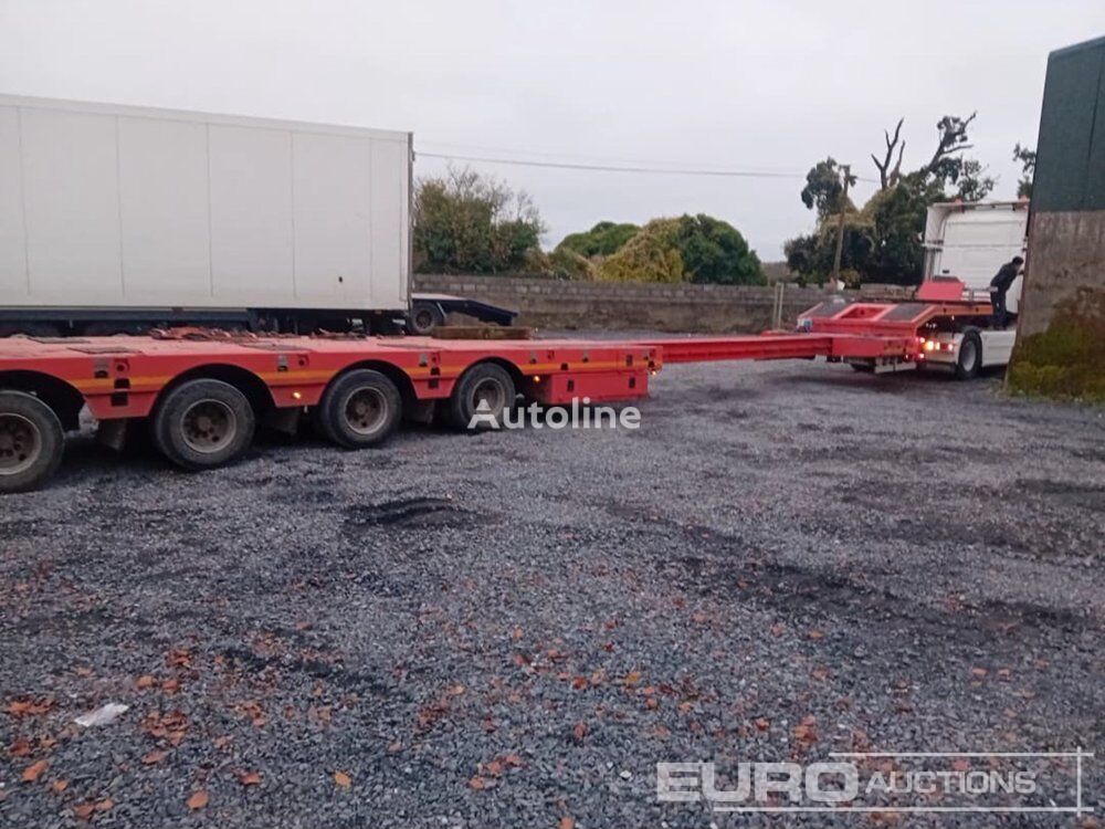 GT 2019 GT  4 Axel Extendable Low Loader, Power Steering low bed semi-trailer