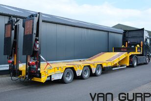 semi-trailer low bed GVN dieplader ( MET KENTEKEN) lowloader tieflader