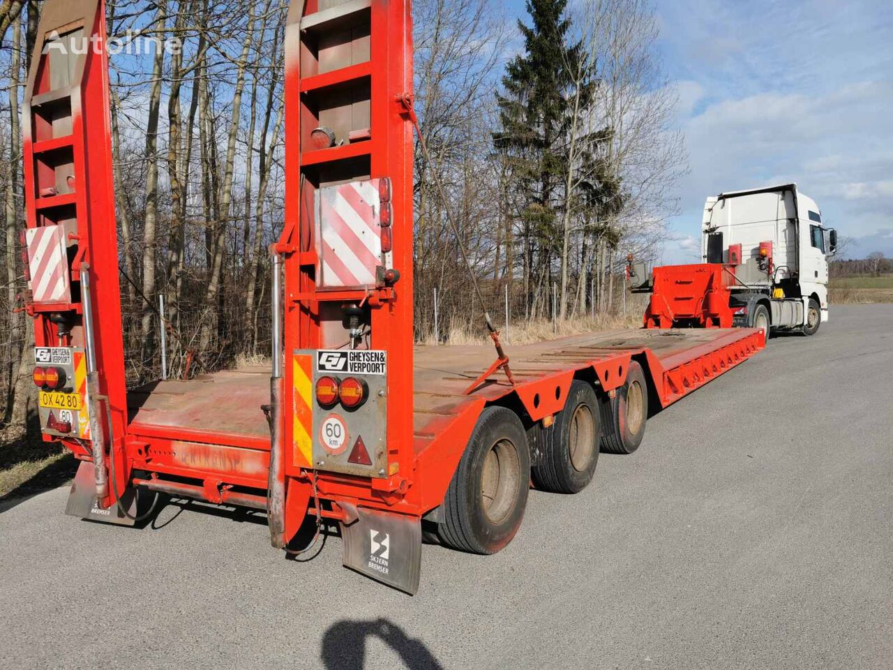 Gheysen & Verpoort low bed semi-trailer