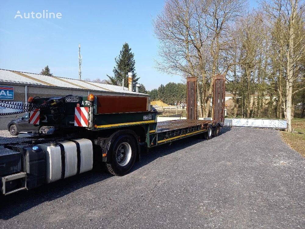 semi-trailer low bed Gheysen & Verpoort en PLATFORM WITH EXTENDERS LEAF SUSPENSION