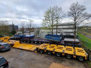 madal platform poolhaagis Goldhofer S-THP 15 (3+3+3+5+2) 2 x Gooseneck 2 x Hatz German Trailer!