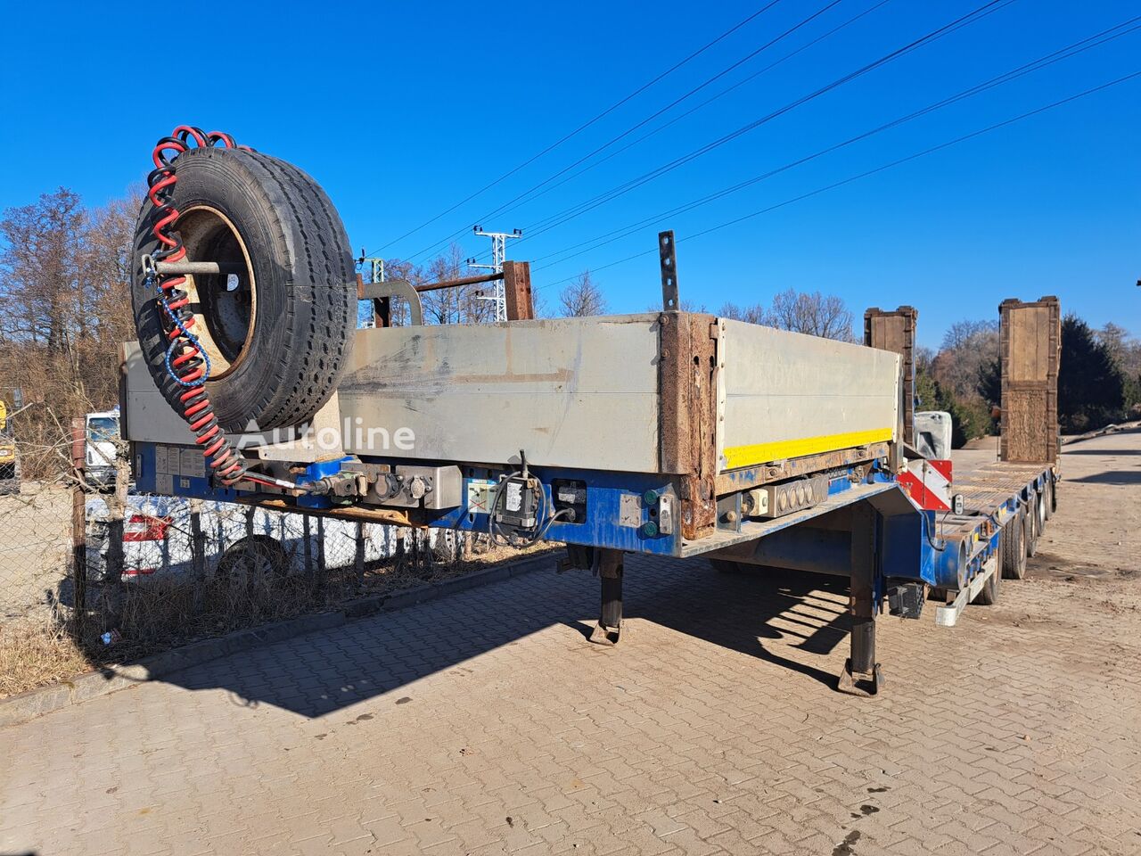 Goldhofer STZ-L-5-54/80 låg lastare semitrailer