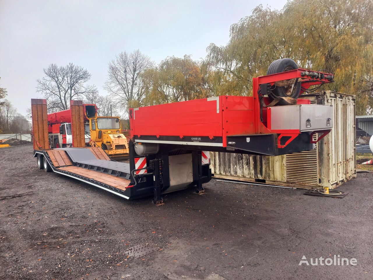 Gsodam Naczepa tieffbet 2 osie  low bed semi-trailer