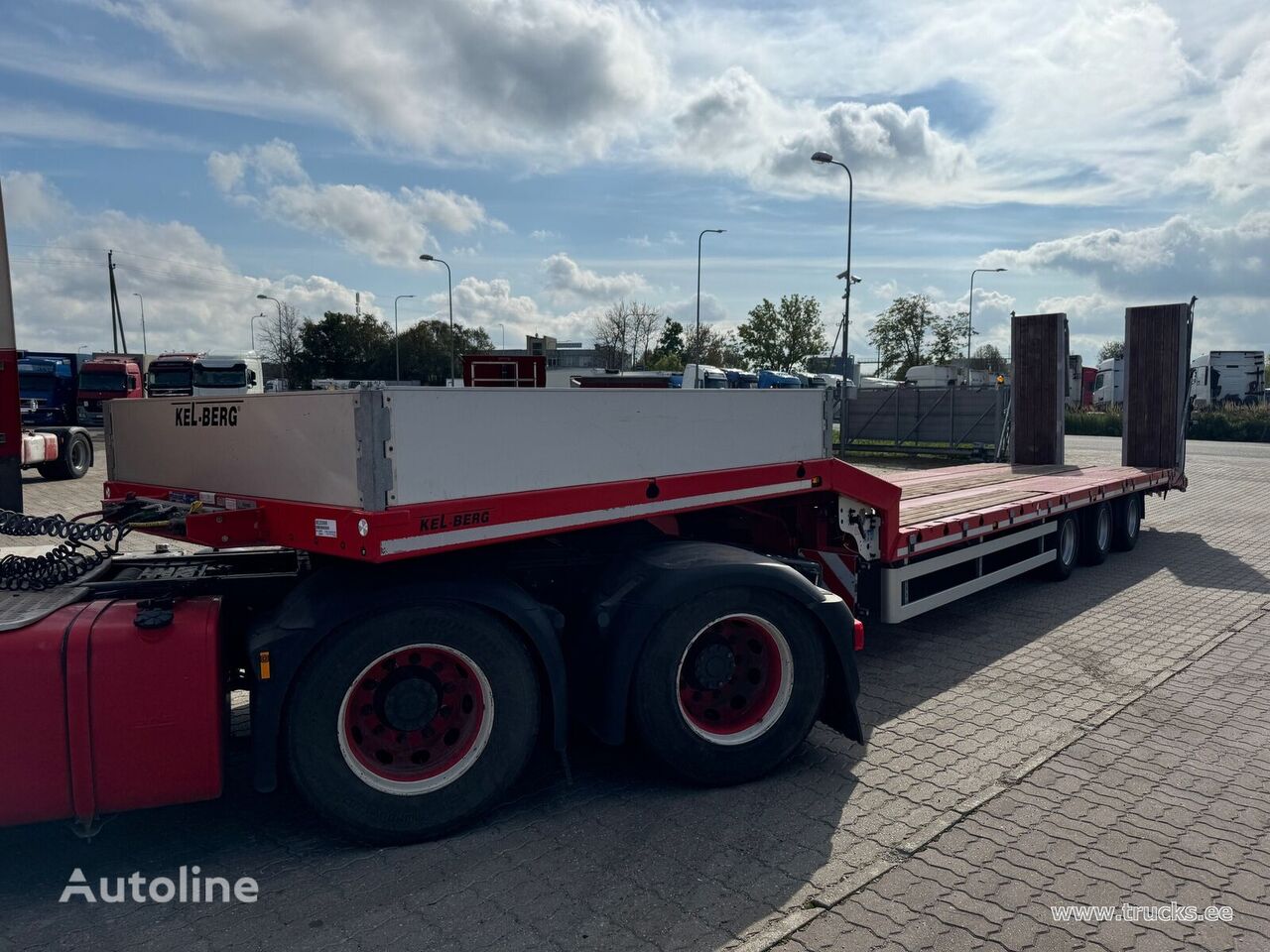 semi-trailer low bed Kel-Berg S48s3