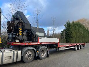 Lako Semi dieplader met Palfinger PK56002 laadkraan low bed semi-trailer