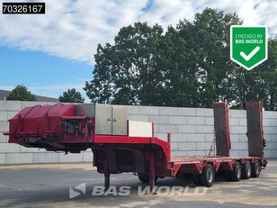 semi-reboque baixa Langendorf 4 axles 2x Steering + 1x Lifting Axle Ramps
