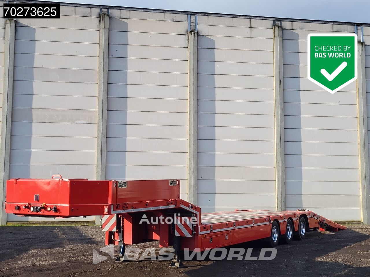 Langendorf S3L NL-Trailer Lift+Lenkachse ALCOA Ramps semirremolque de cama baja