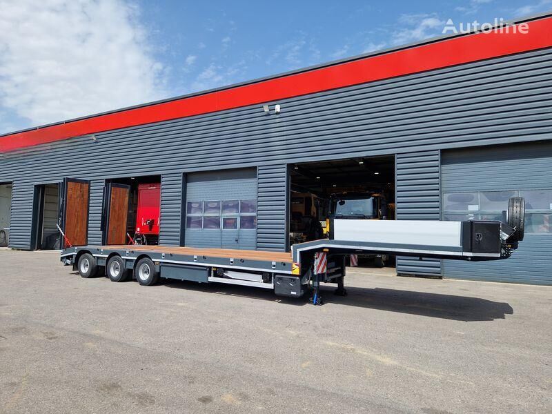 uus madal platform poolhaagis LeciTrailer PORTE ENGINS 45T