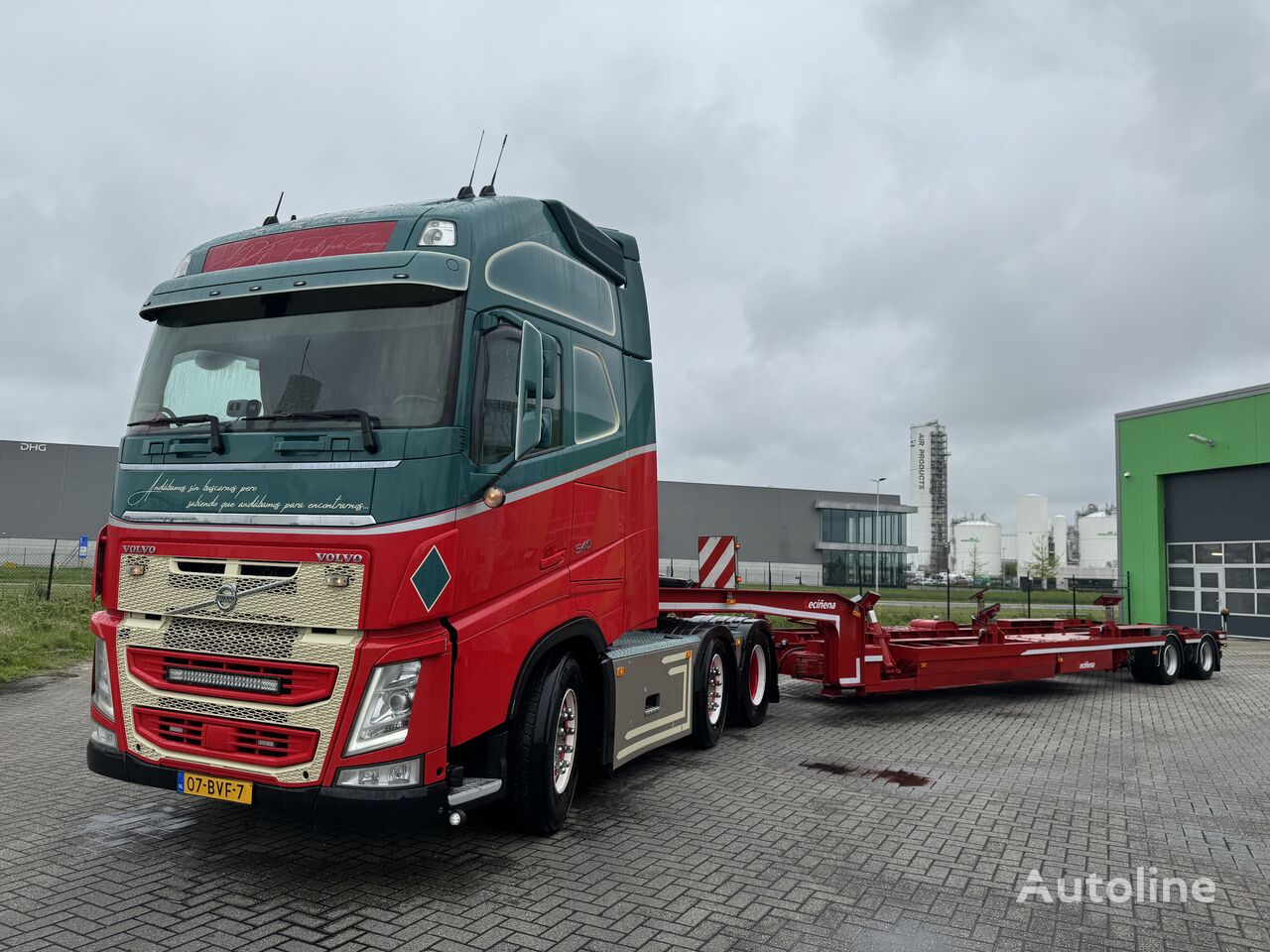 Leciñena SR-2E low bed semi-trailer