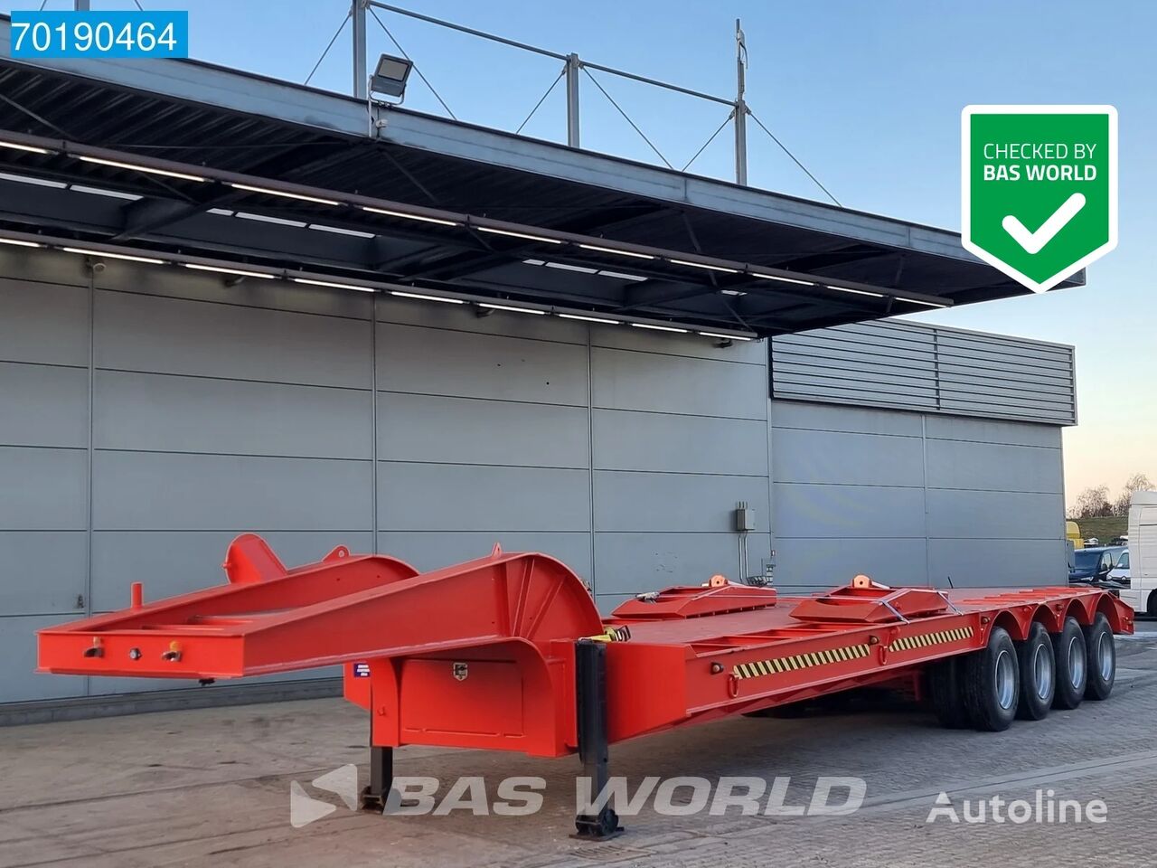 نیمه تریلر کفی Lodico  UNUSED 80 Tonnes Lowbed Platform 4-axle