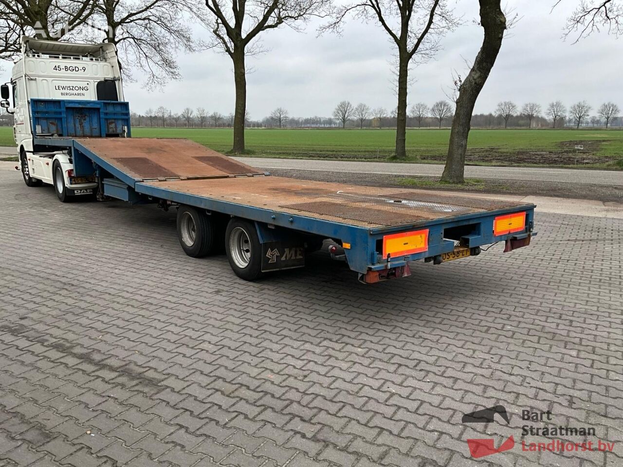 Lohr SARL RENOV SPORT 2 assen semie dieplader met hoogte verstelbaar  low bed semi-trailer