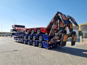 yeni Lowbed 4 axle extendable al&ccedil;ak şasi yarı r&ouml;mork