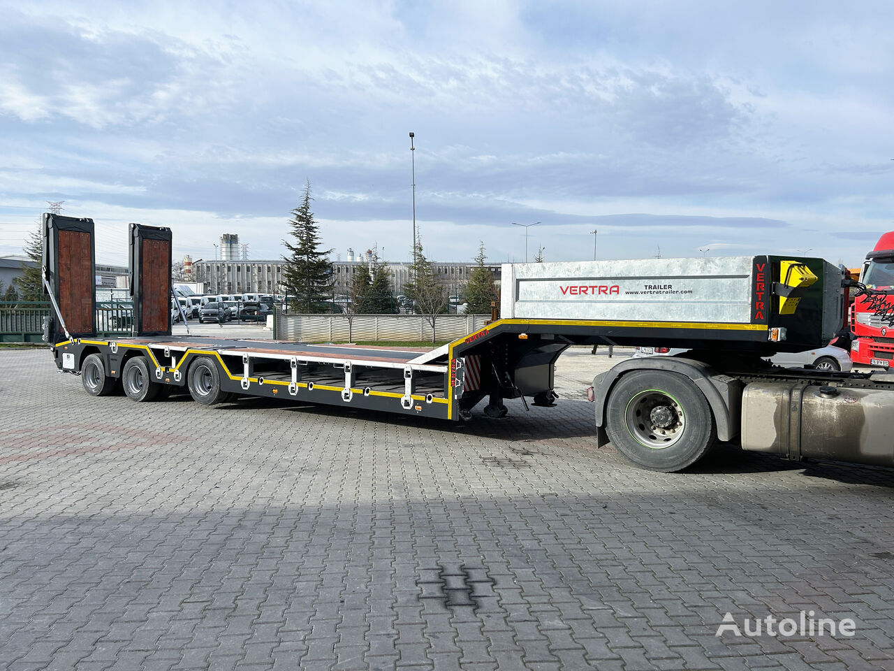 semi-remorque porte-engins Lowbed Trailer Production - 2 to 5 Axle - Self Steering - 2024 neuf