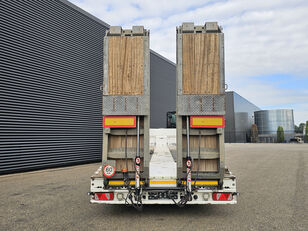 العربات نصف المقطورة عربة مقطورة مسطحة منخفضة MAX Trailer MAX 110 / 3 X STEERING AXLE / HYDRAULIC RAMP