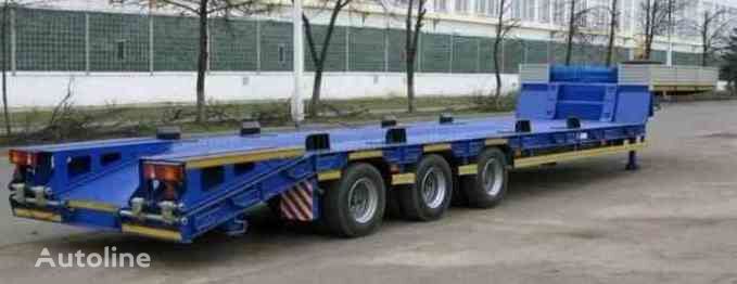 new MAZ 997700 low bed semi-trailer