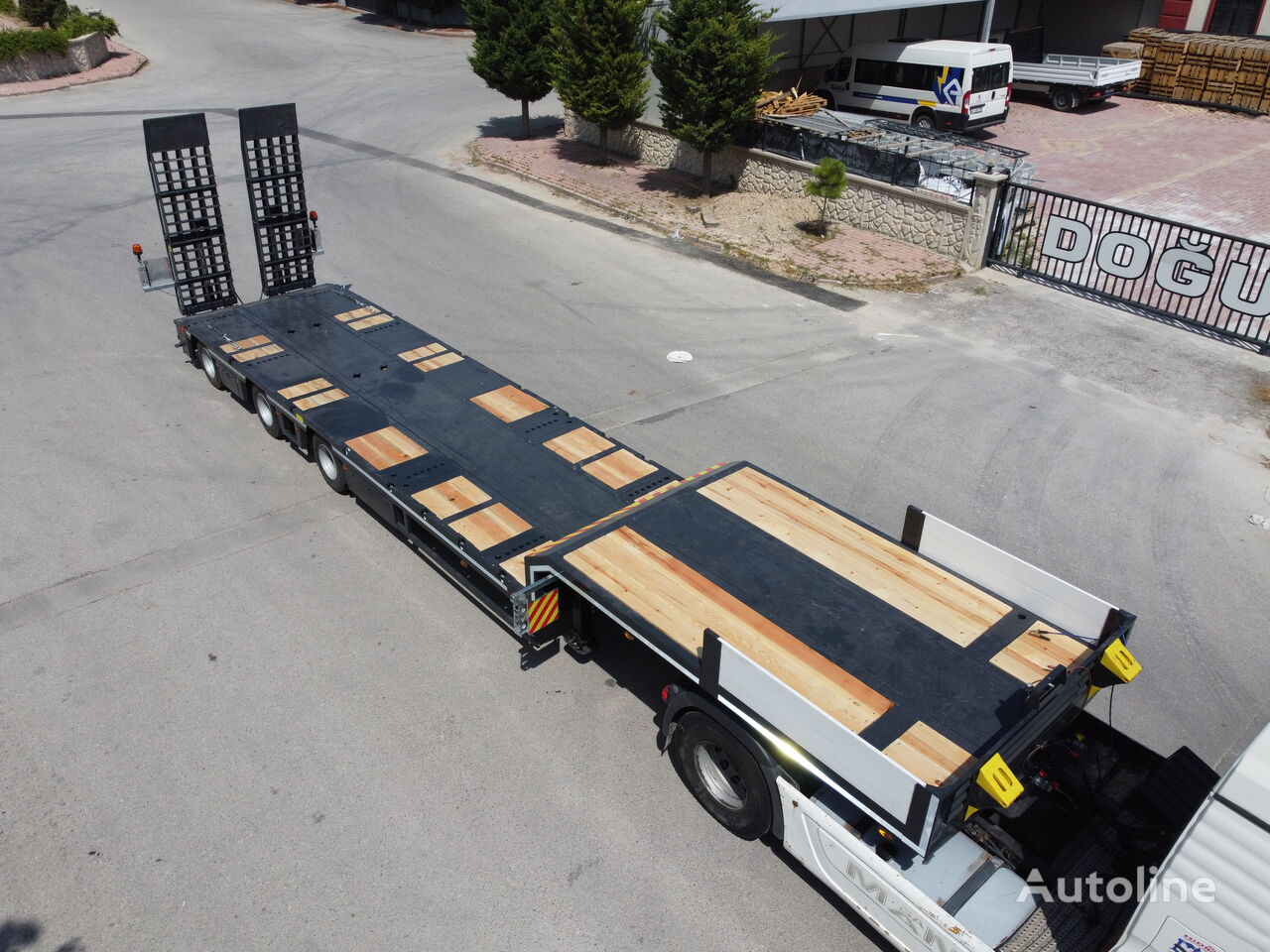 новый полуприцеп низкорамная платформа MS Dorse MS-EW-90/3 EXTENDABLE SEMI TRAILER