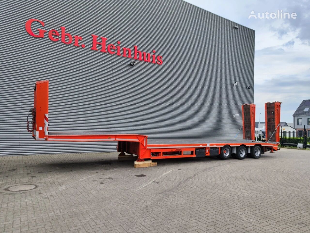 Meusburger MTS-3 Bridge Ramps Winch Tieflader Auflieger