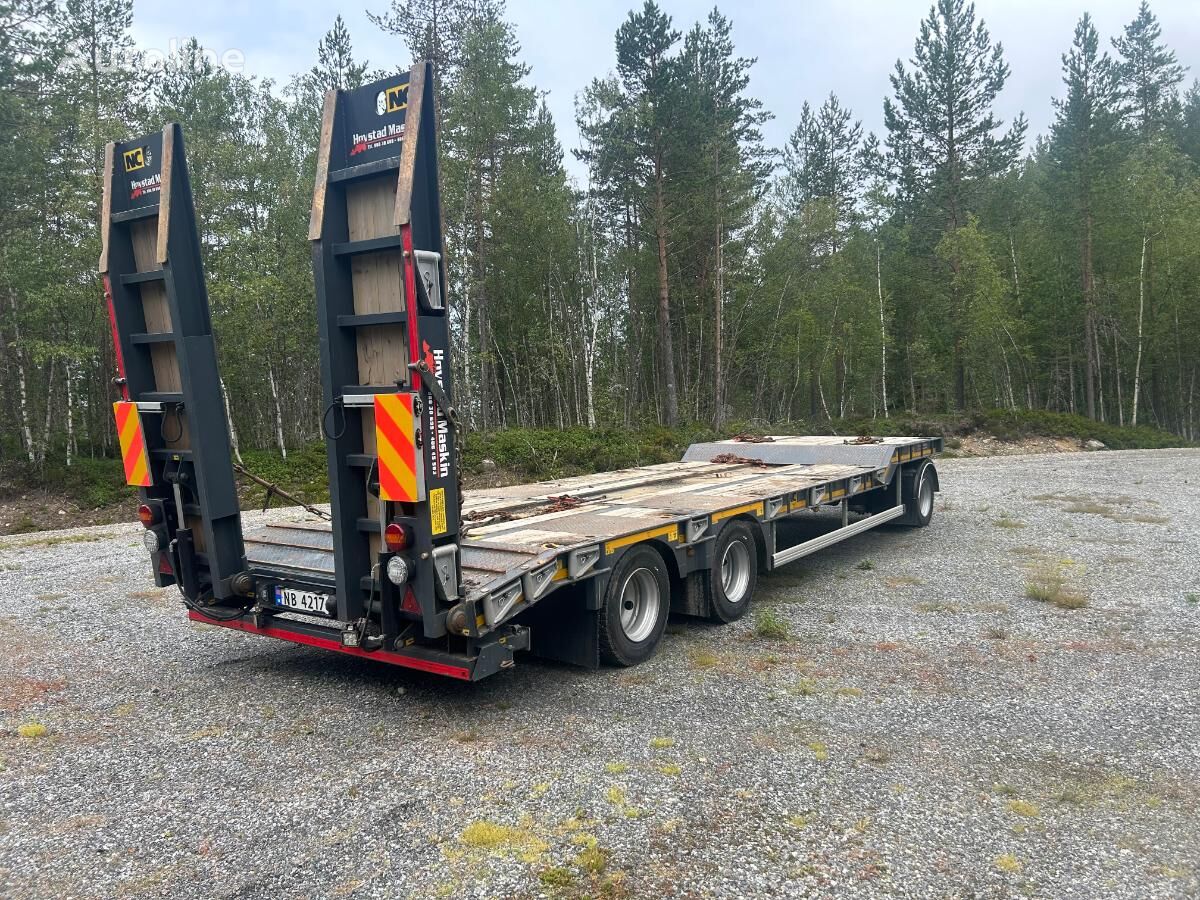 NC Maskinhenger 3 akslet slep semitrailer lav