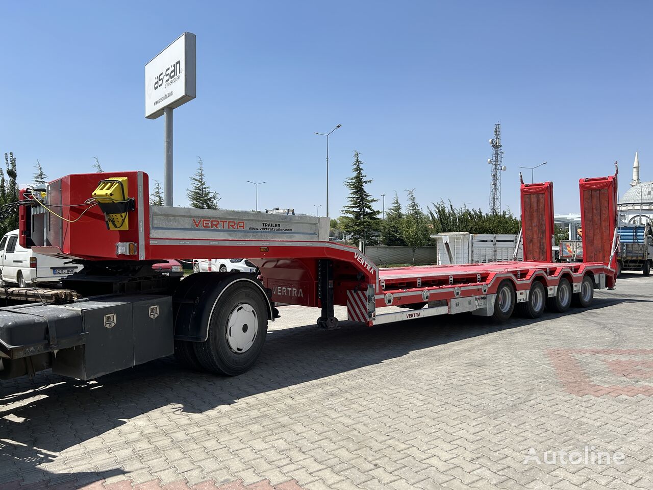 New - 4 Axle Lowbed Trailer - Self Steering - SAF Axle Option  semirremolque de cama baja nuevo