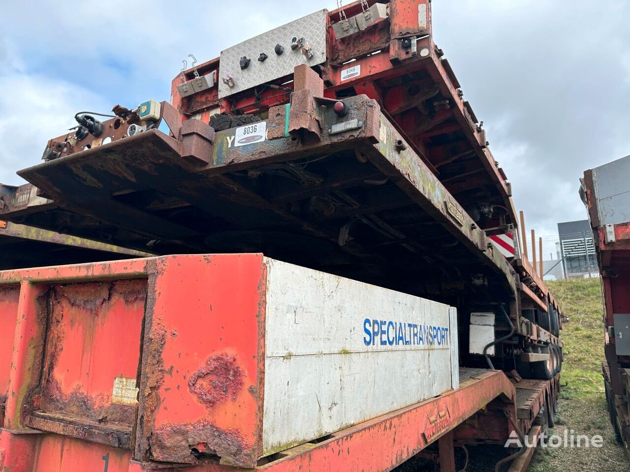 Nooteboom low bed semi-trailer