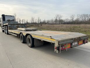 semi-trailer low bed Nooteboom EKW tieflader, 6,1 m telescopierbar, letze achse nachlauf, alu r