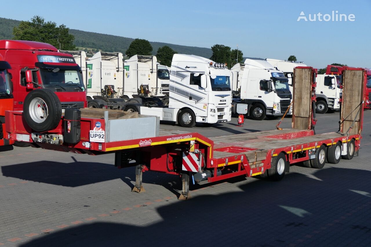 Nooteboom NISKOPODWOZIE LAWETA / 4 OSIOWA / DMC: 73500 KG / NAJAZDY HYDRAU low bed semi-trailer