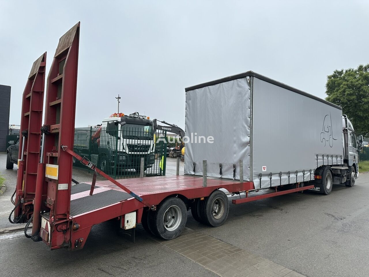 Nooteboom OSD-33-02 33T - 2-AXLES - AIR SUSPENSION - SAF - RAMPS - NL PAPE low bed semi-trailer