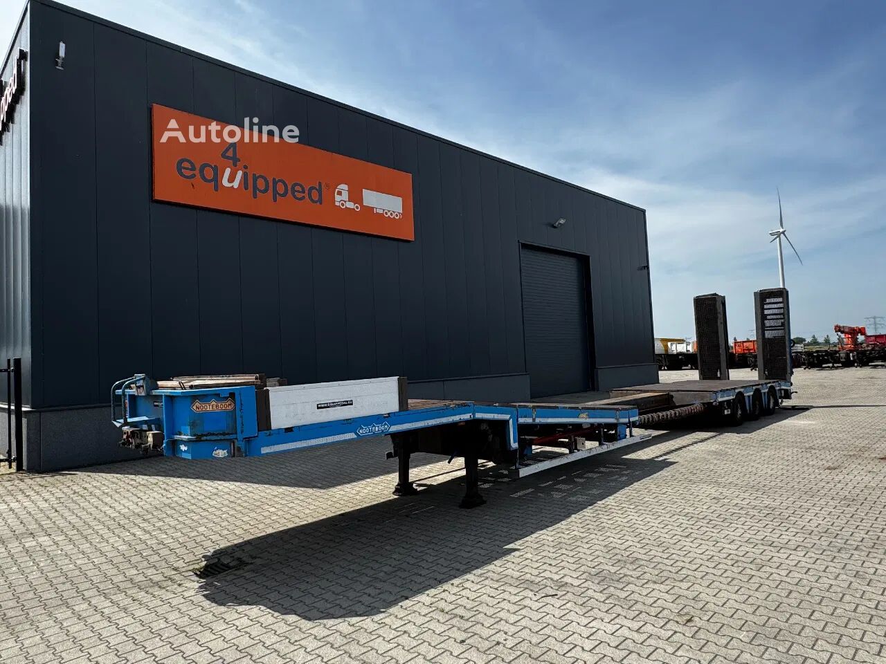 Nooteboom OSD-48-03V lowloader, hydraulic ramps + platform, 370cm extendab poluprikolica sa niskom platformom - Autoline