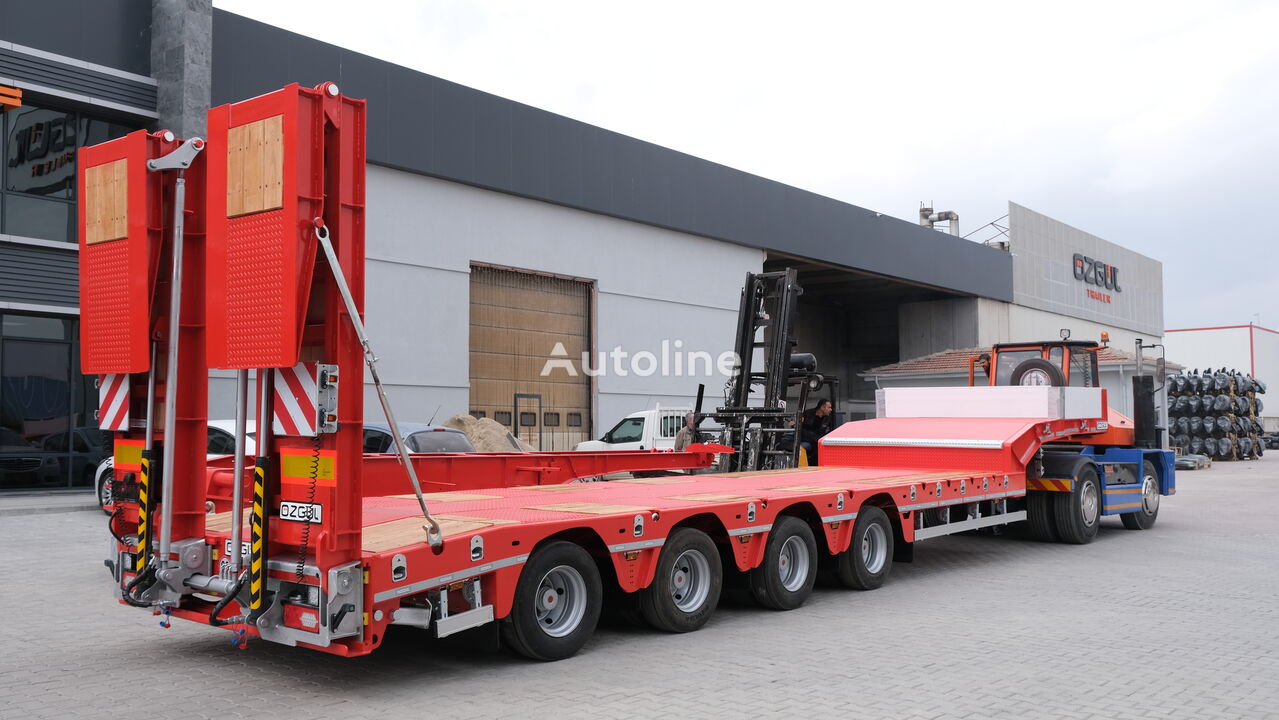 nieuw Özgül 4 AXLE LOWBED SEMI TRAILER  dieplader oplegger