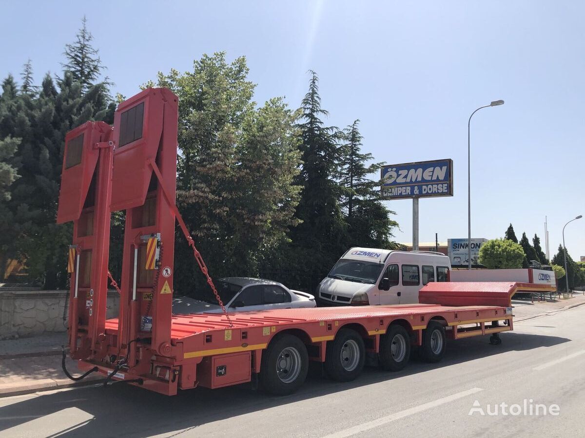 신품 저상 세미 트레일러 Özmen Damper 4 AXLE LOWBED ST WITH 2 SELF STEERING AXLES