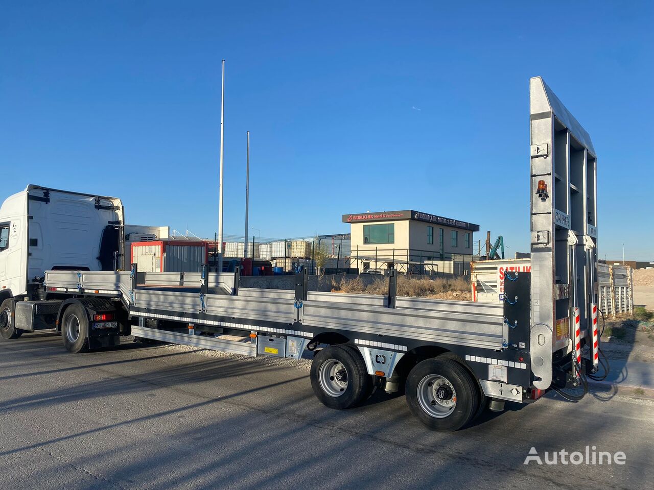 nový náves podvalník Onder Trailer 2 AXLE LOWBED SEMİ TRAILER