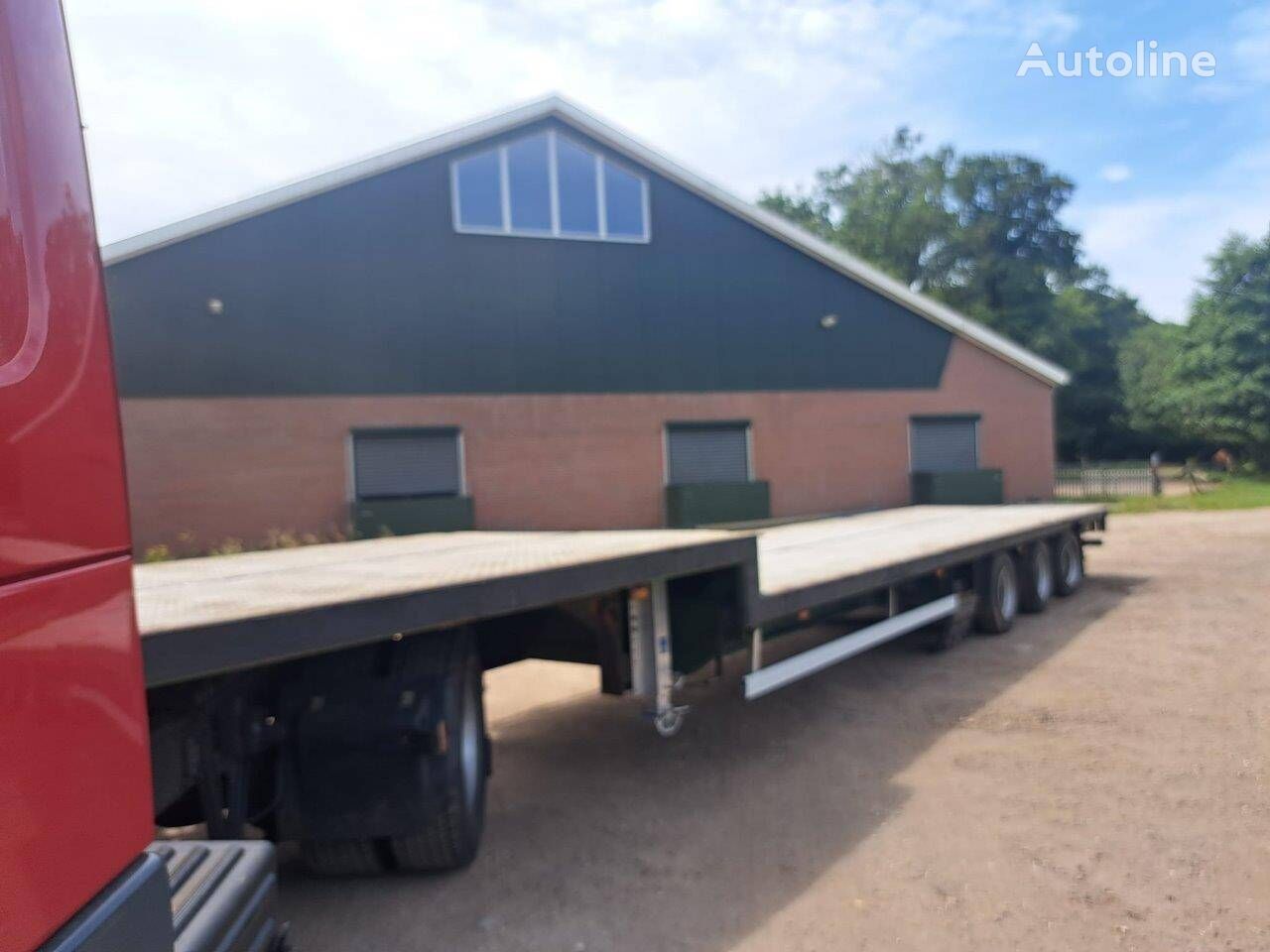 Pacton SXD340 låg lastare semitrailer