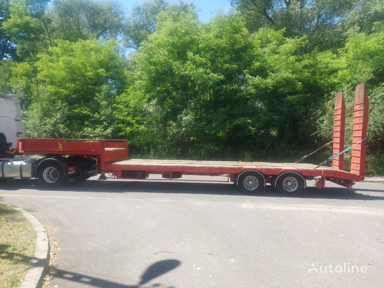 semi-trailer low bed Samro