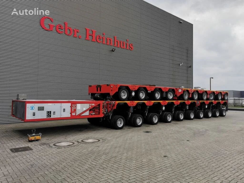 العربات نصف المقطورة عربة مقطورة مسطحة منخفضة Scheuerle SPMT 3000 20 x 40 TONS AXLES!