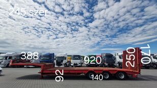 полуприцеп низкорамная платформа Verem NACZEPA LAWETA NISKOPODWOZIE / NAJAZDY HYDRAULICZNE / 3 OSIOWA /