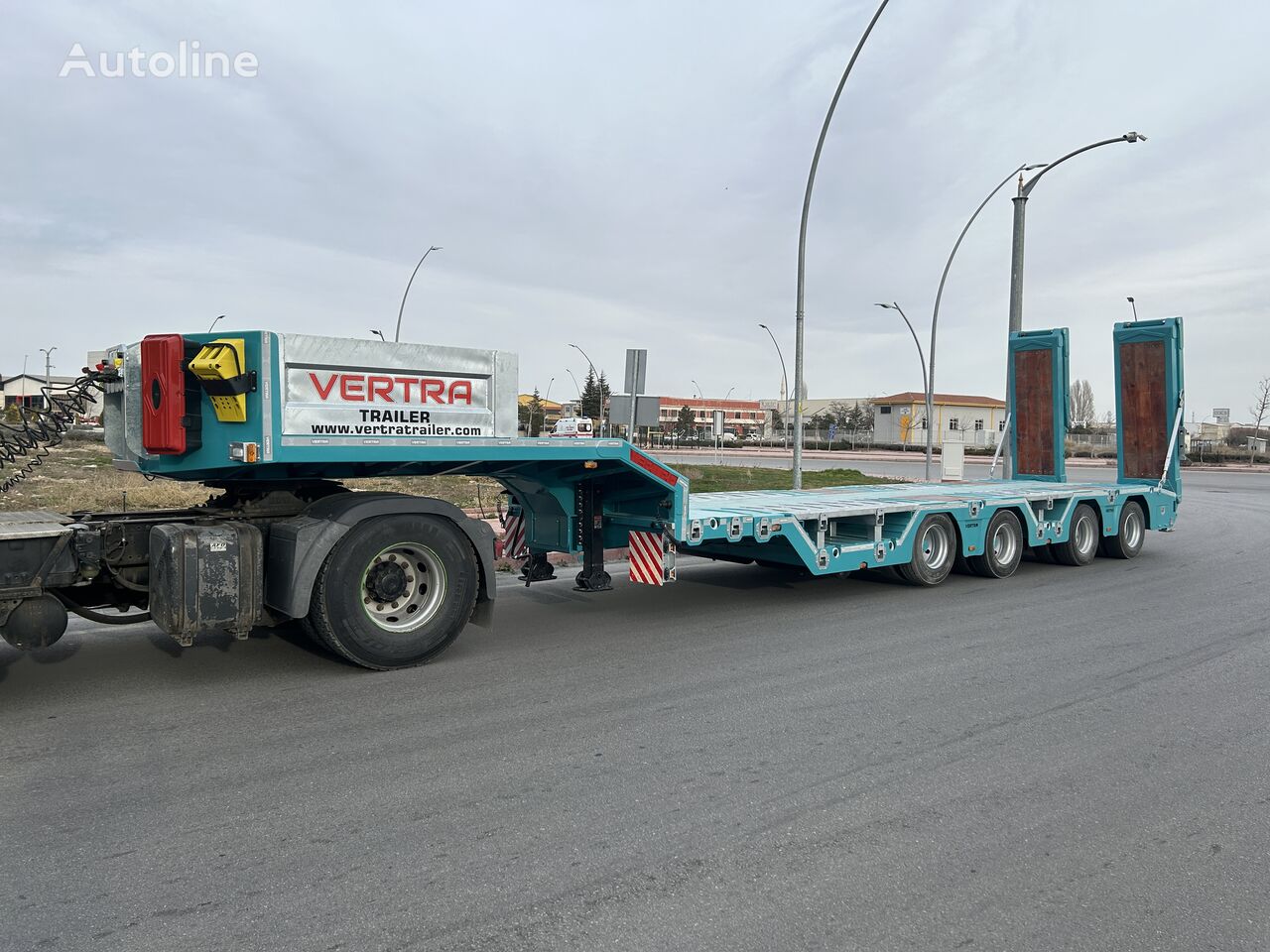 new Vertra Remorcă Extensibilă Cu Pat Joasă  - 2024 low bed semi-trailer