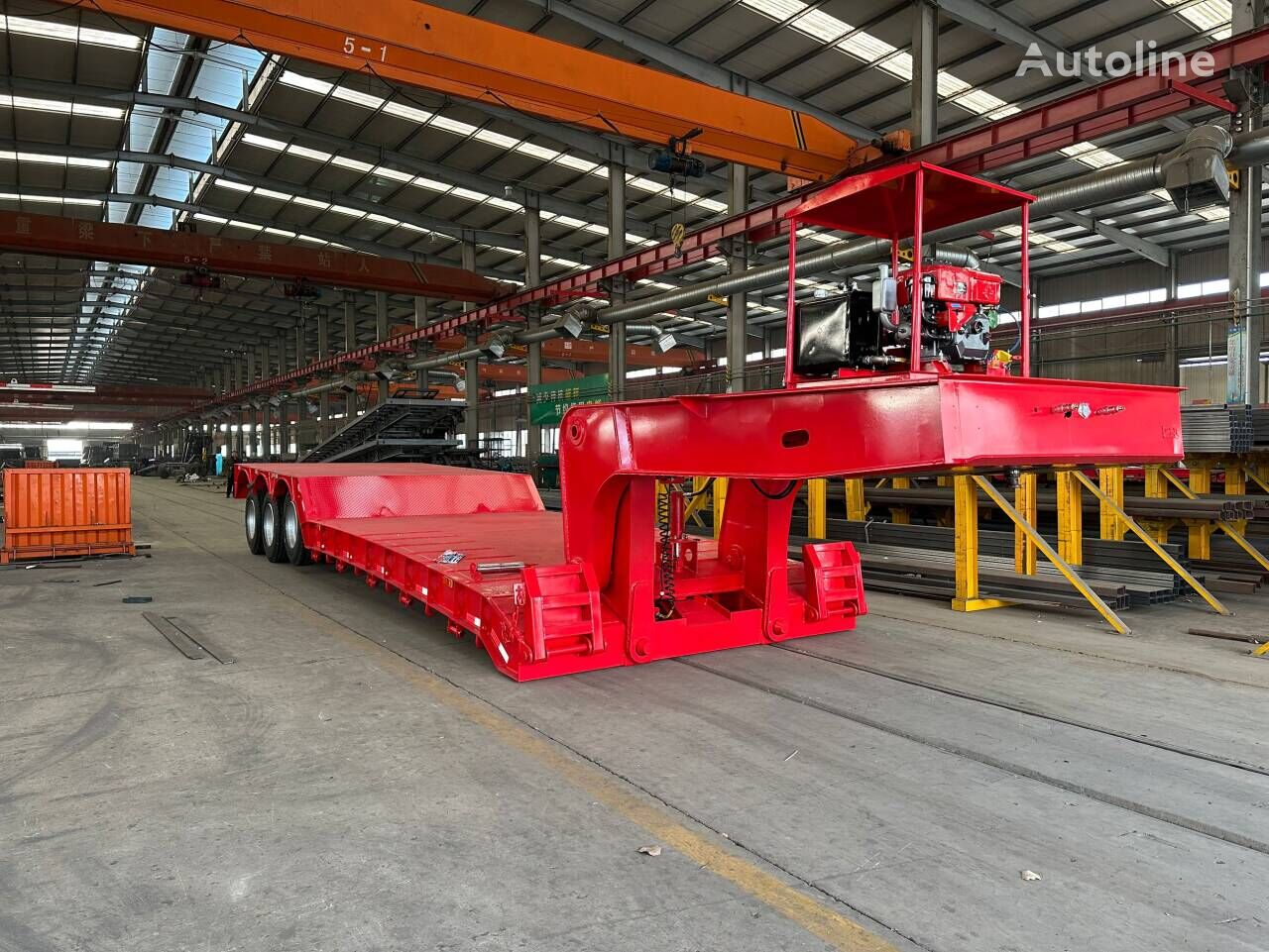 new ZW-Trailer RGN Lowboy Trailer Detachable lowbed  trailer for Mexico low bed semi-trailer