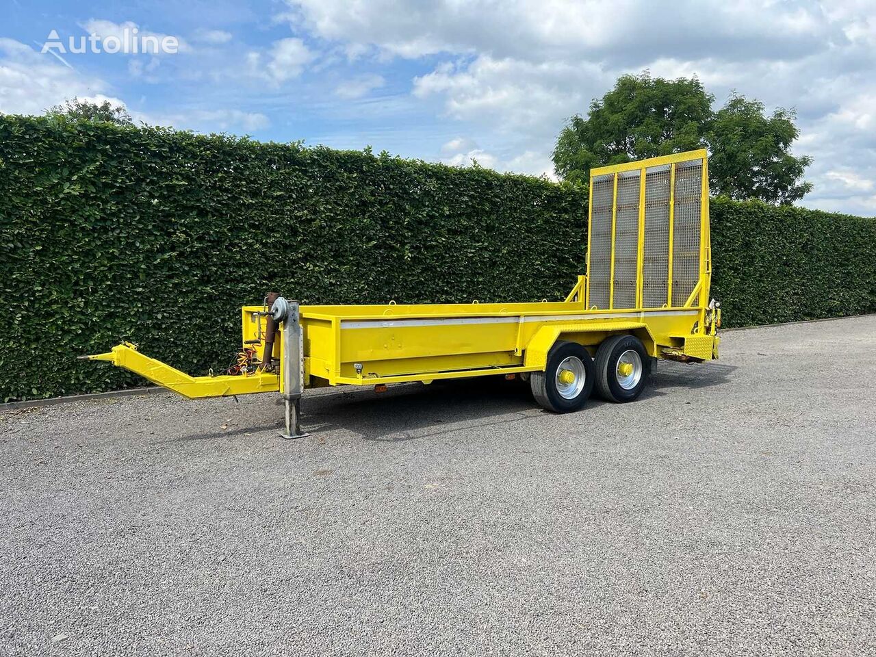 Blomenröhr 2-asser low loader trailer