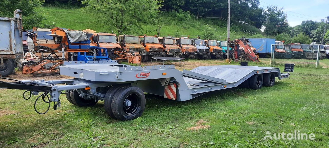 Fliegl low loader trailer