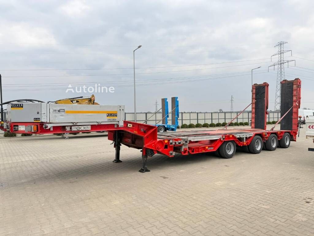 العربات المقطورة عربة مقطورة مسطحة منخفضة Goldhofer STZ-L4-43/80 A * 4-axle * * low-bed semi-trailer * - Autoline
