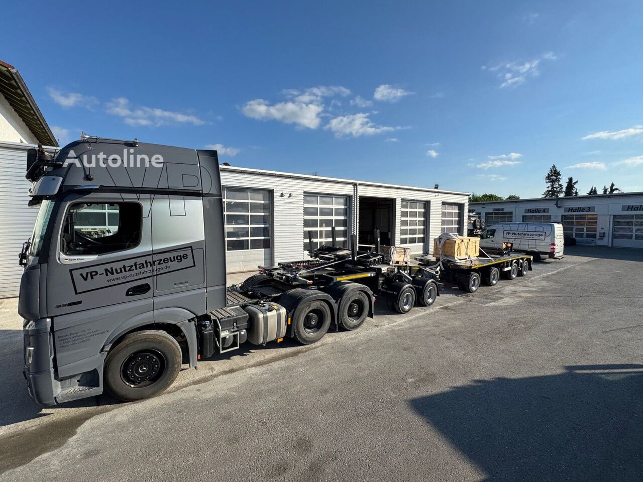 Новый прицеп низкорамная платформа Goldhofer SX-L2 mitSN-L4 (245) Nachläufercombi - Autoline