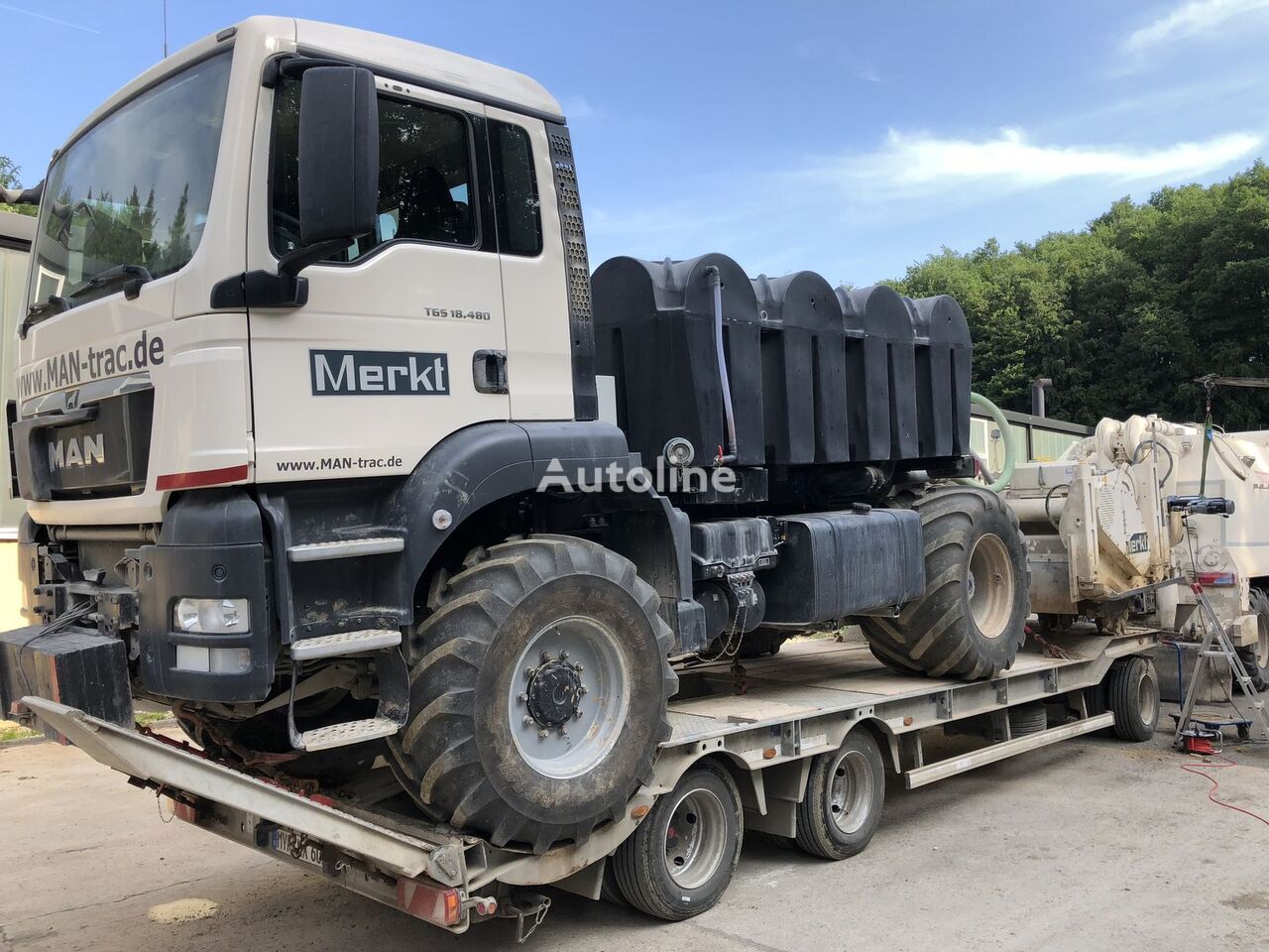 Humbaur HTD308525 low loader trailer