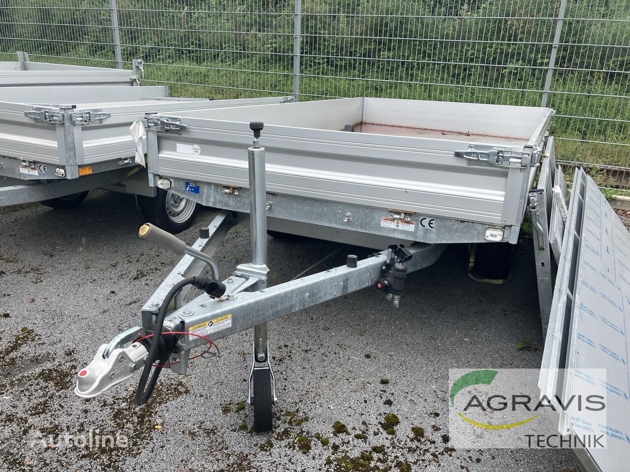 new Humbaur HUK 30 31 17 low loader trailer