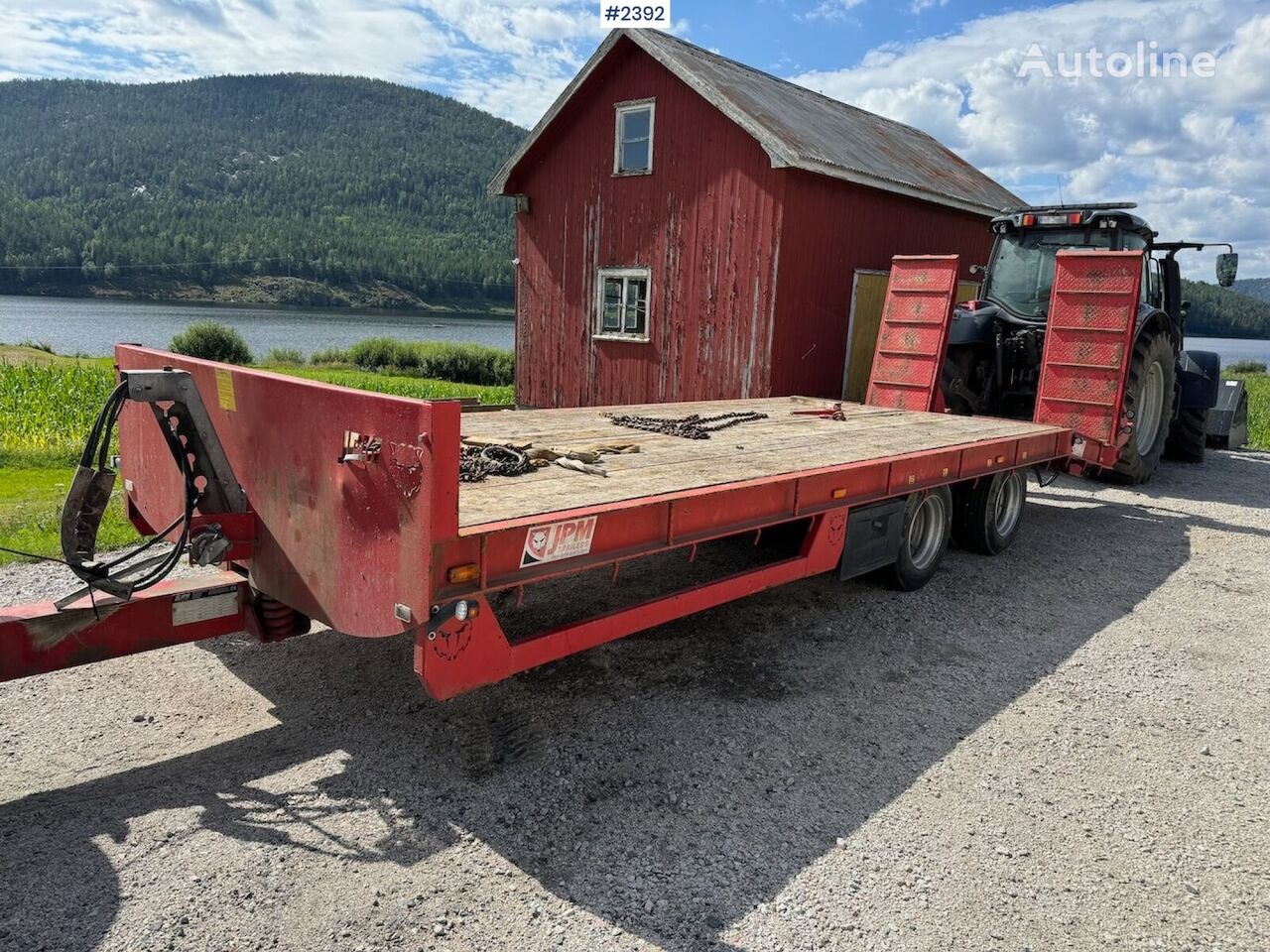 remorque porte-engins JPM Agri Low Loader