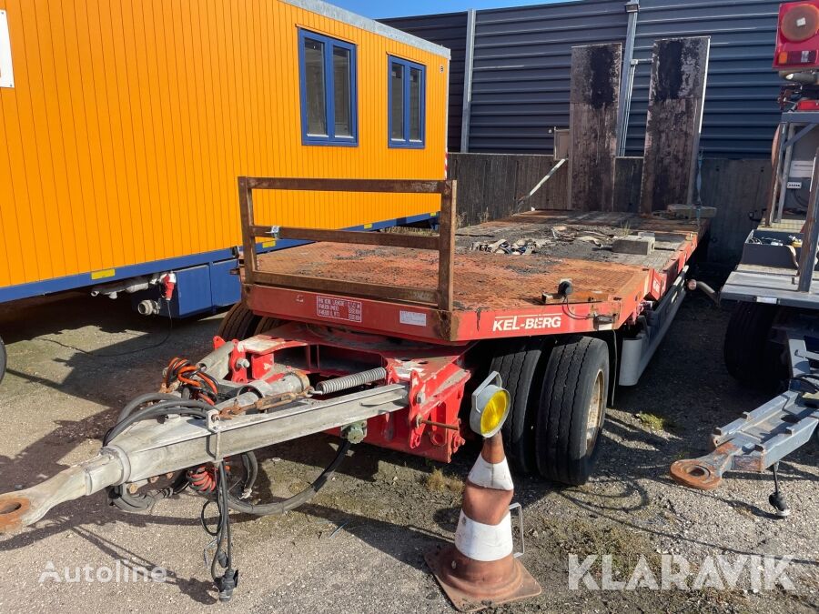 Kel-Berg 3 akslet blokvogn low loader trailer