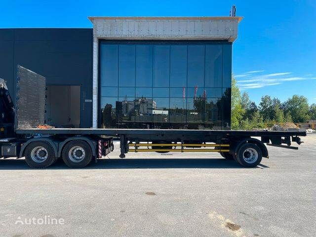 Krone SEP 10 PLATFORM 1 Axle Semi Trailer dieplader aanhanger