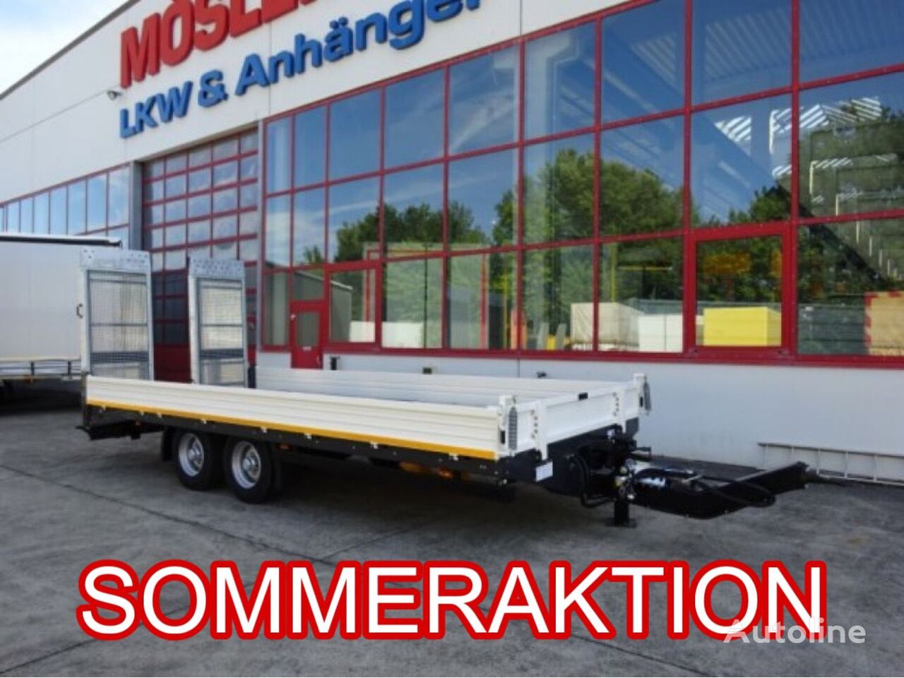 new Möslein TTT 13  low loader trailer