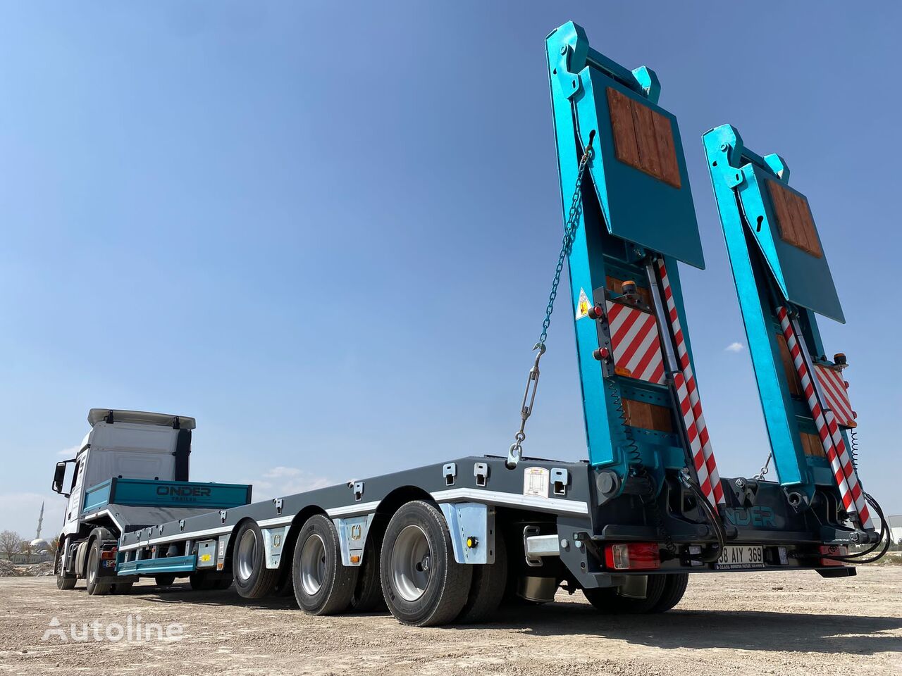 новый прицеп низкорамная платформа Onder Trailer 3 AXLE LOWBED SEMİ TRAILER