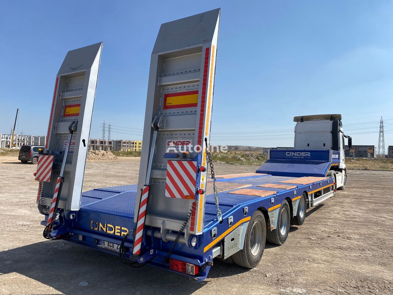 new Onder Trailer 3 AXLE LOWBED SEMİ TRAİLER low loader trailer